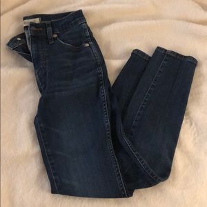 Madewell 10” high rise skinny